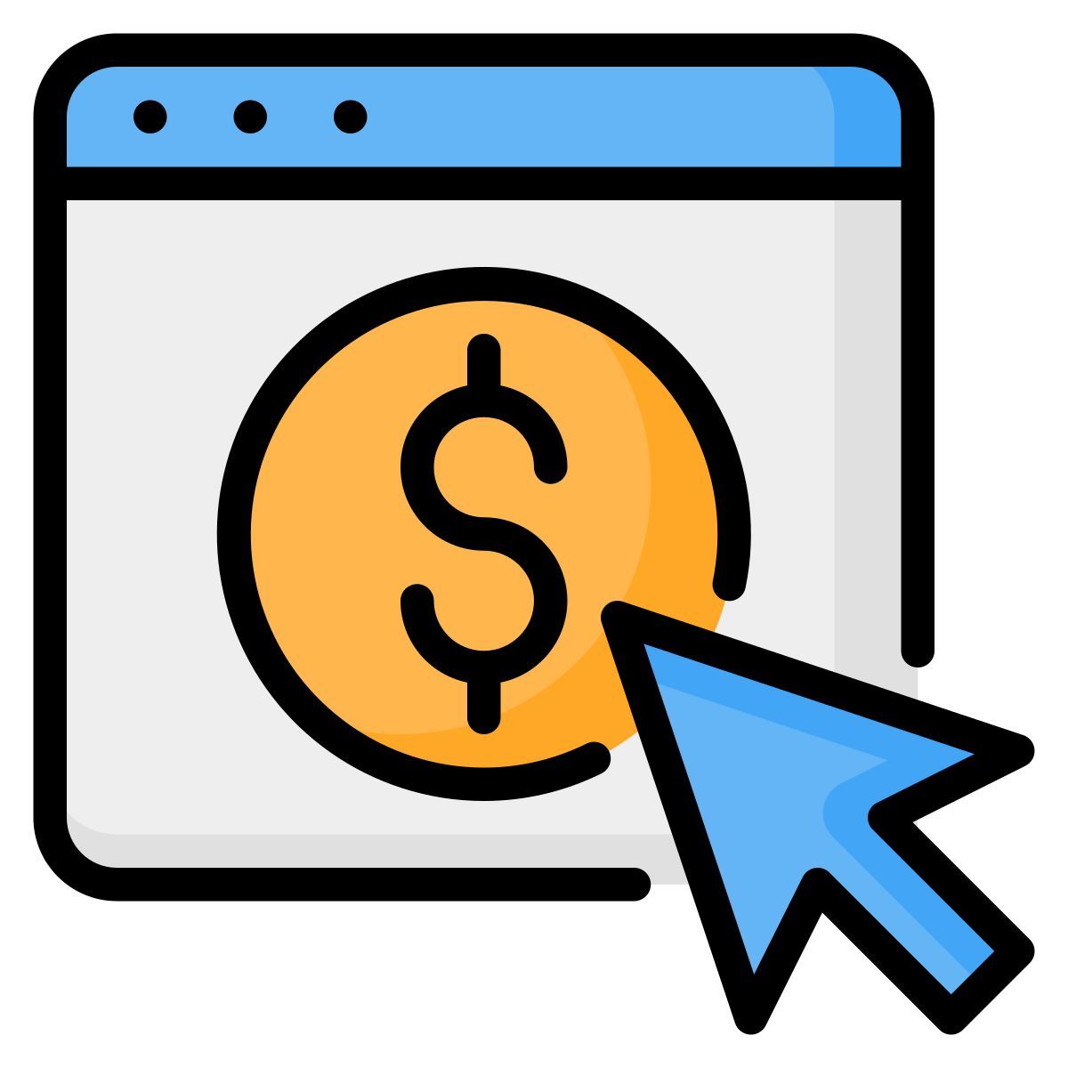 pay per click icon
