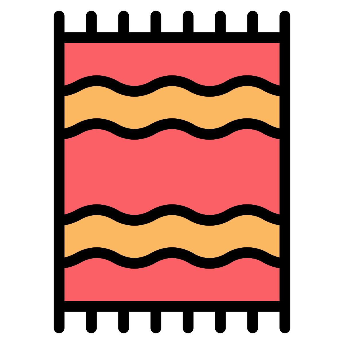 beach towel icon