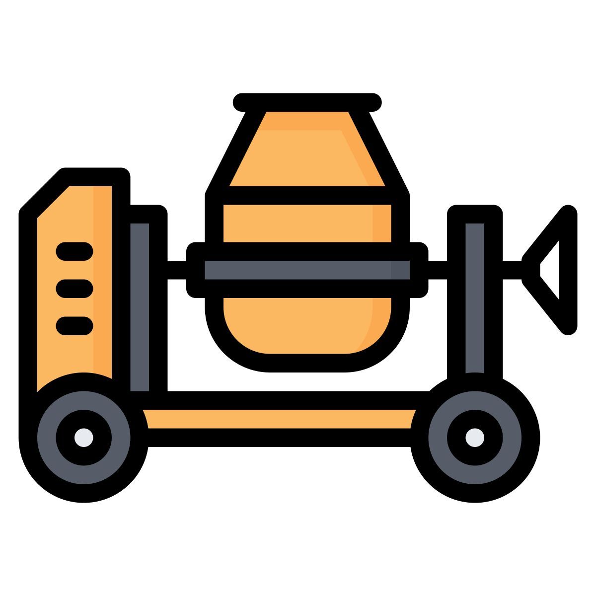 concrete mixer icon