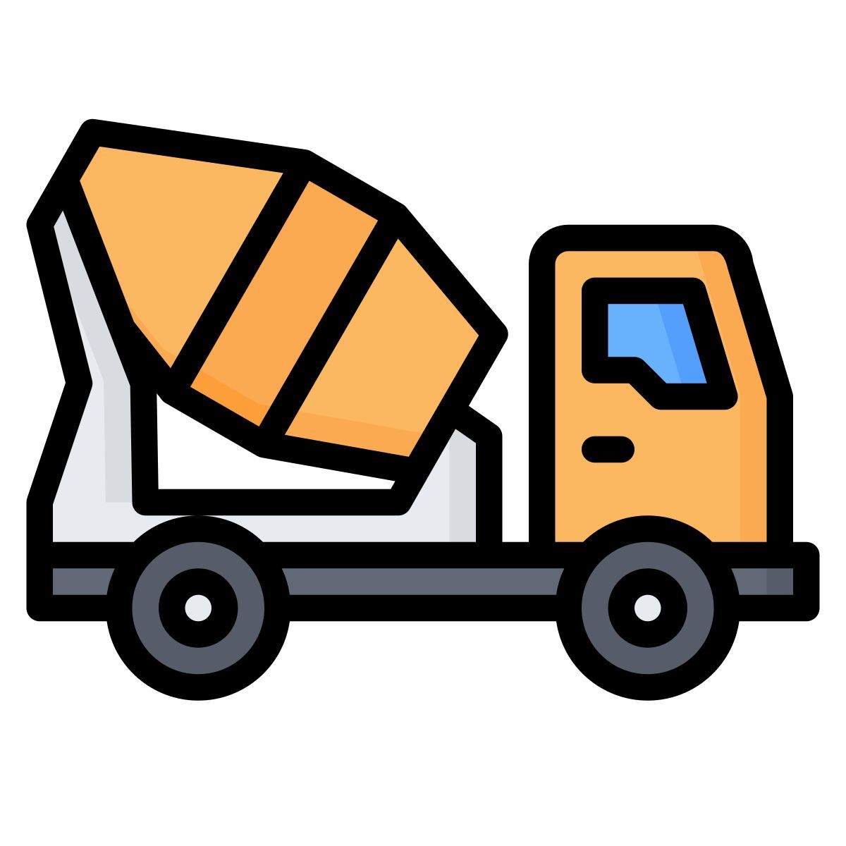 concrete mixer icon