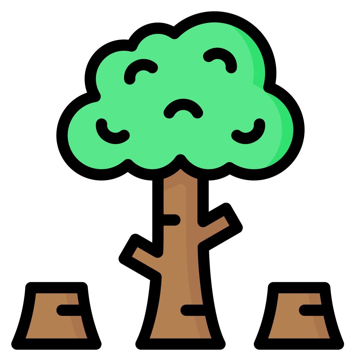 deforestation icon