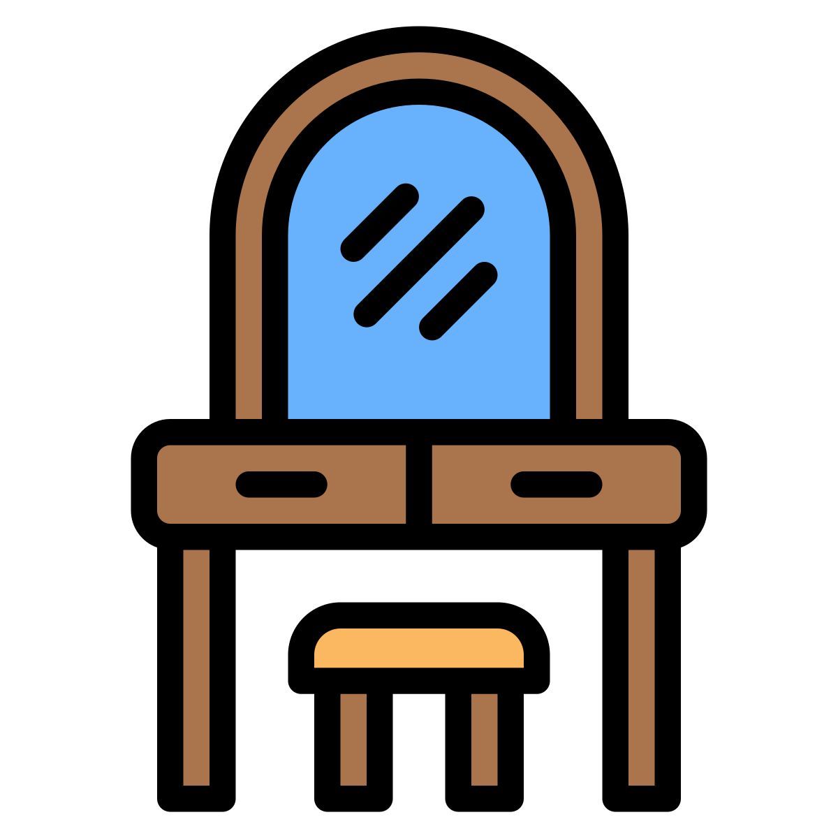 dressing table icon