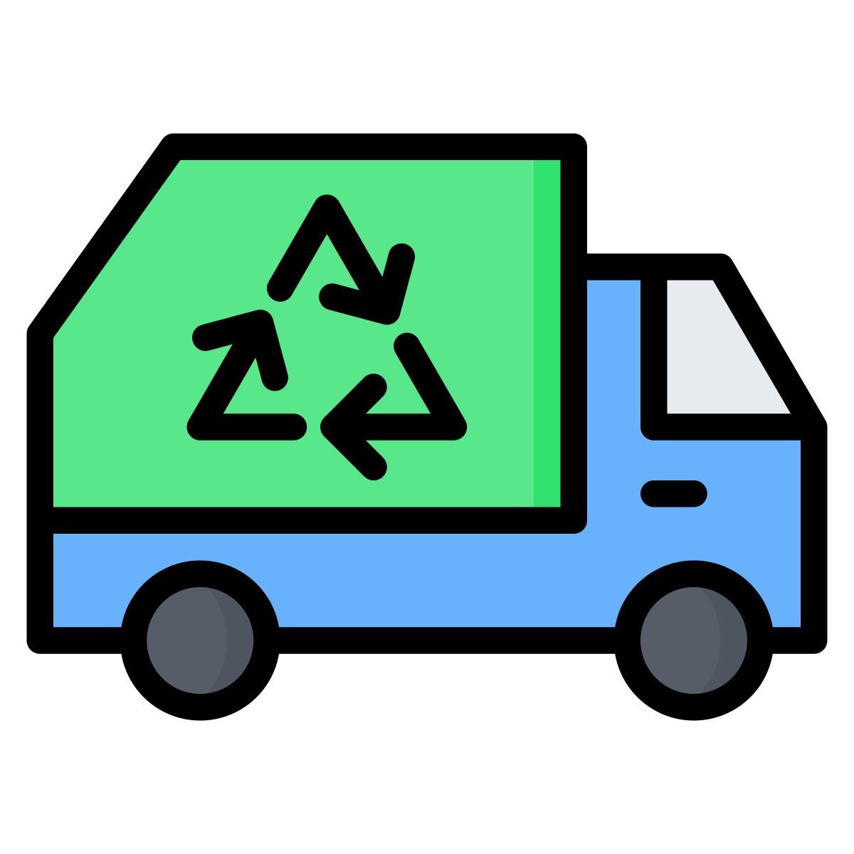garbage truck icon