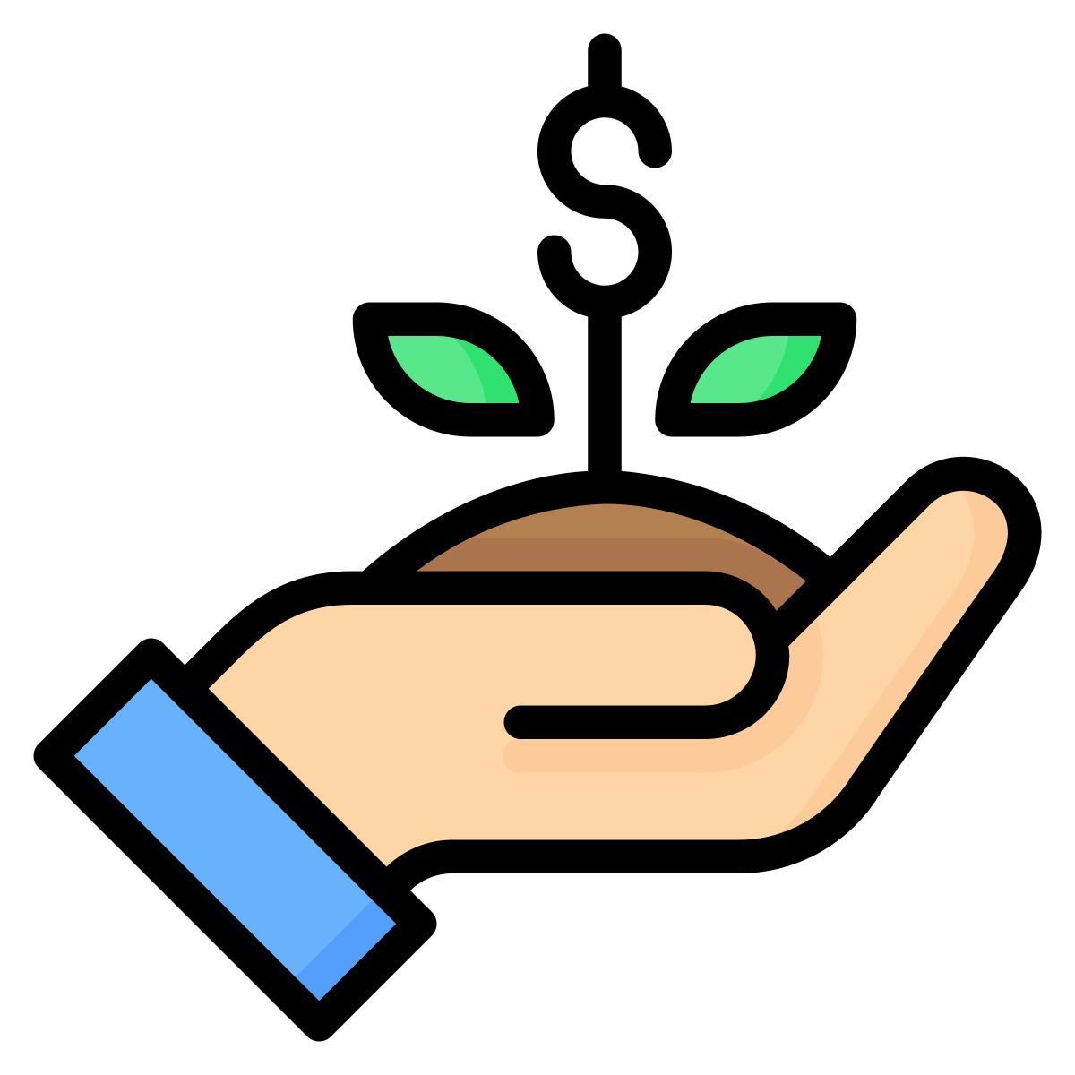 financial growth icon
