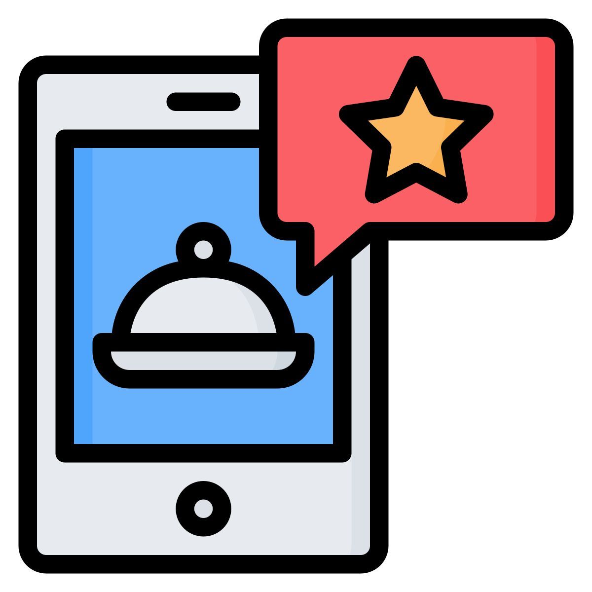 restaurant review icon