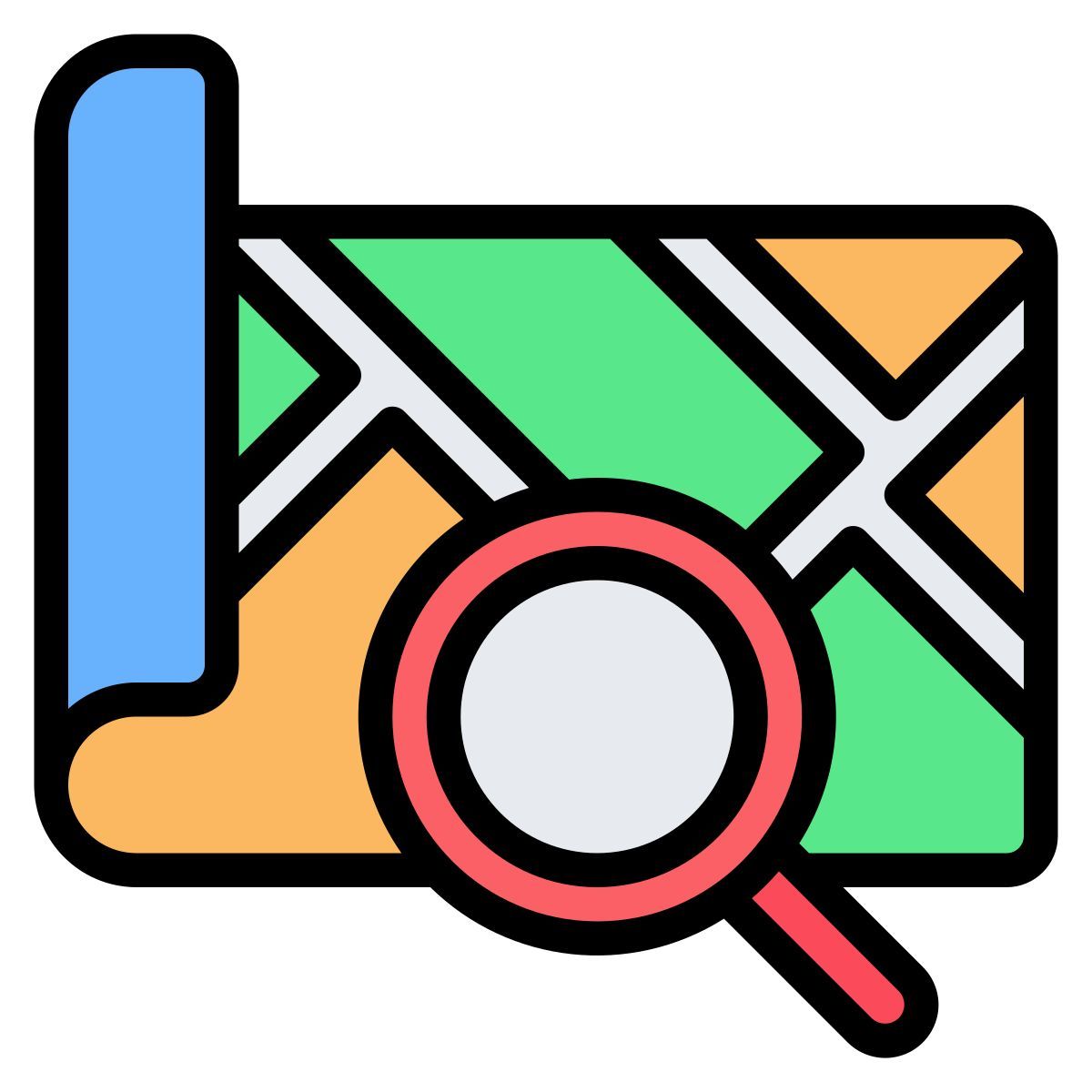 emplacement de recherche icon
