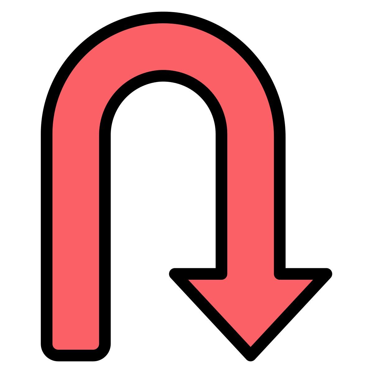 u turn icon