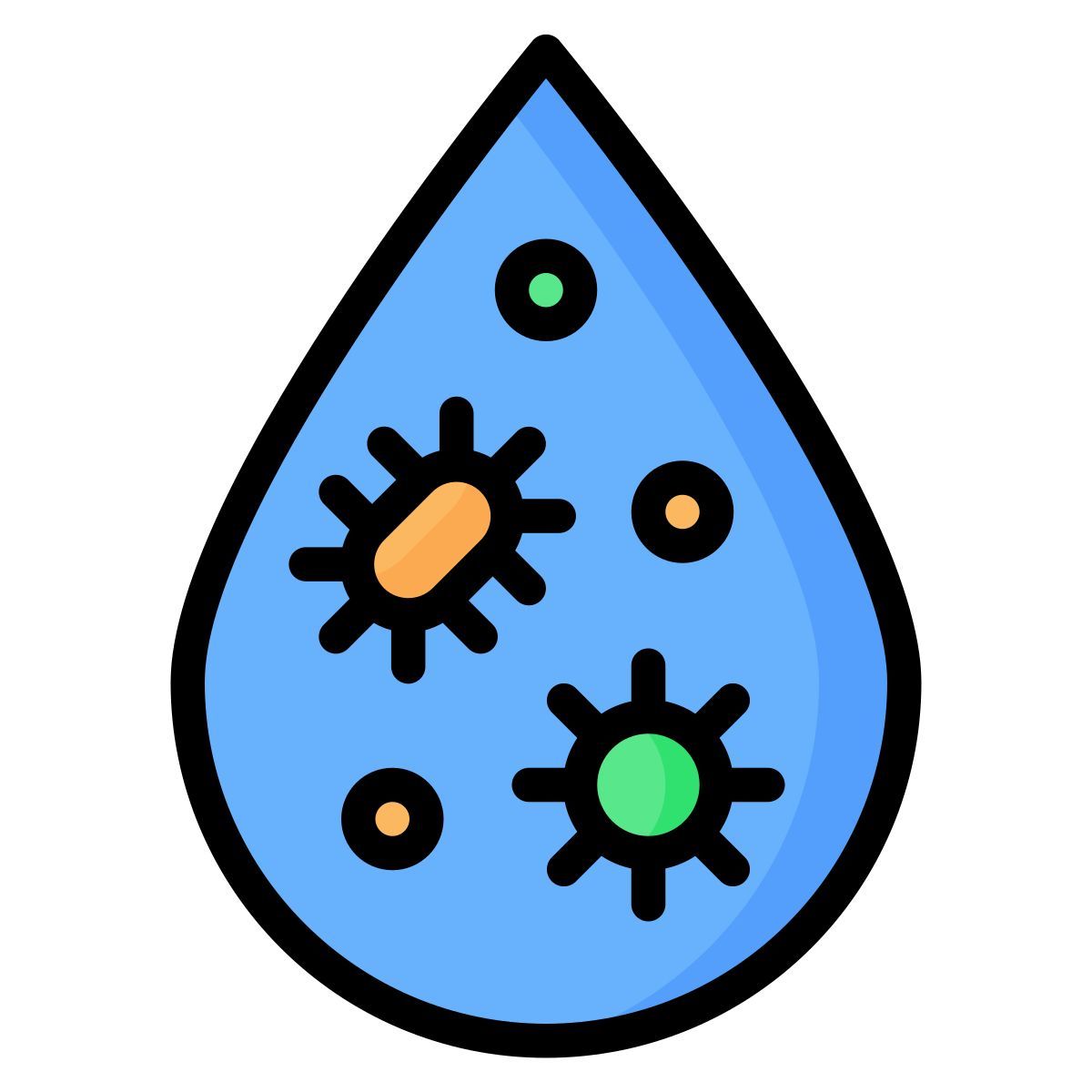 water pollution icon