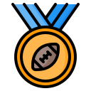 external Medal-american-football-nawicon-outline-color-nawicon icon