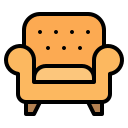 external armchair-living-room-nawicon-outline-color-nawicon icon