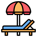 external beach-chair-beach-nawicon-outline-color-nawicon icon