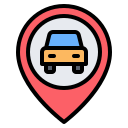 external car-location-nawicon-outline-color-nawicon icon