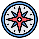 external compass-travel-nawicon-outline-color-nawicon icon