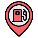 external gas-station-location-nawicon-outline-color-nawicon icon
