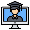 external graduate-online-learning-nawicon-outline-color-nawicon icon