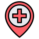 external hospital-location-nawicon-outline-color-nawicon icon
