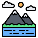 external mountain-travel-nawicon-outline-color-nawicon icon