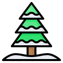external pine-tree-winter-nawicon-outline-color-nawicon icon