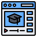 external video-online-learning-nawicon-outline-color-nawicon icon