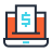 external money-computer-nixx-duo-tone-nixx-design icon