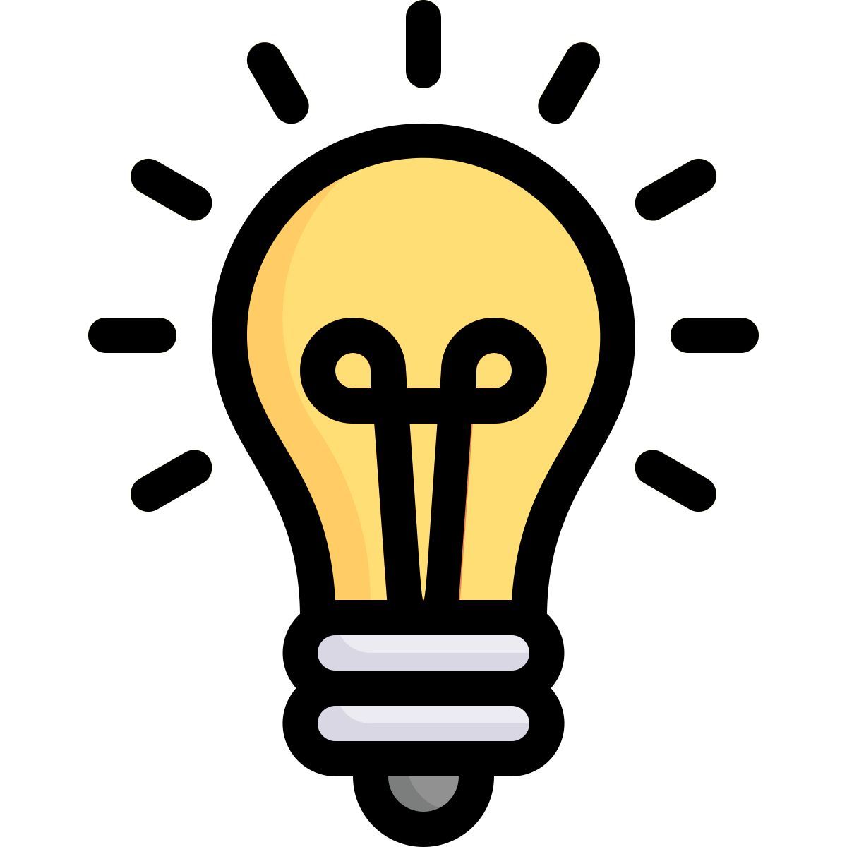 bulb idea icon