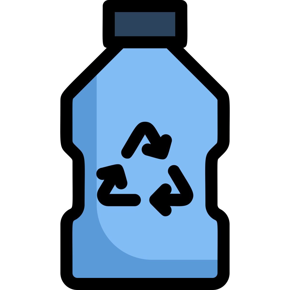 recycle bottle icon