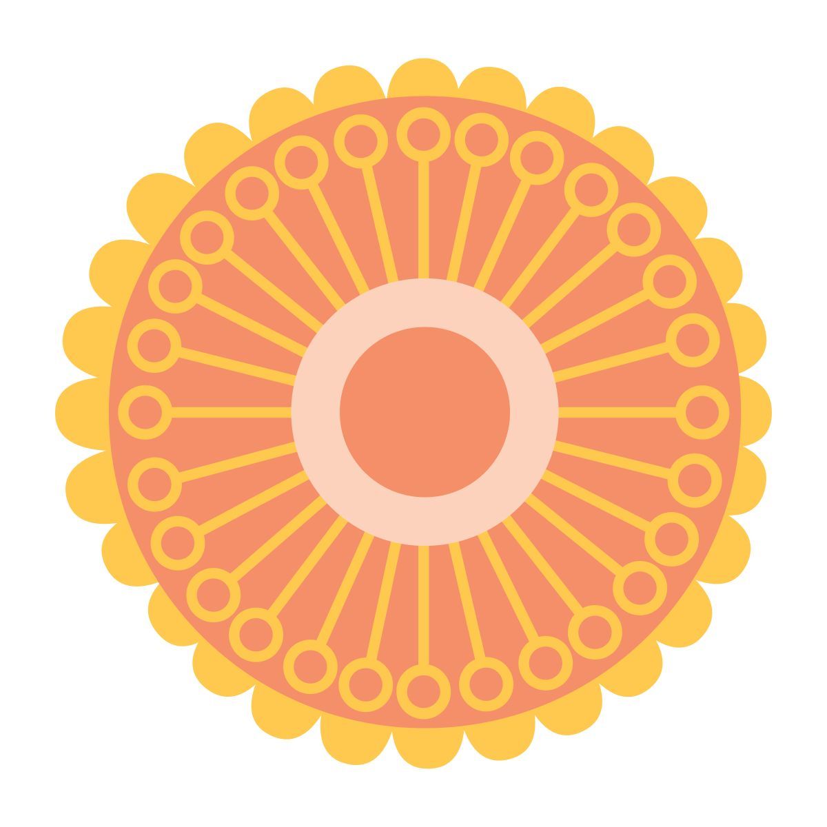 flower bud icon