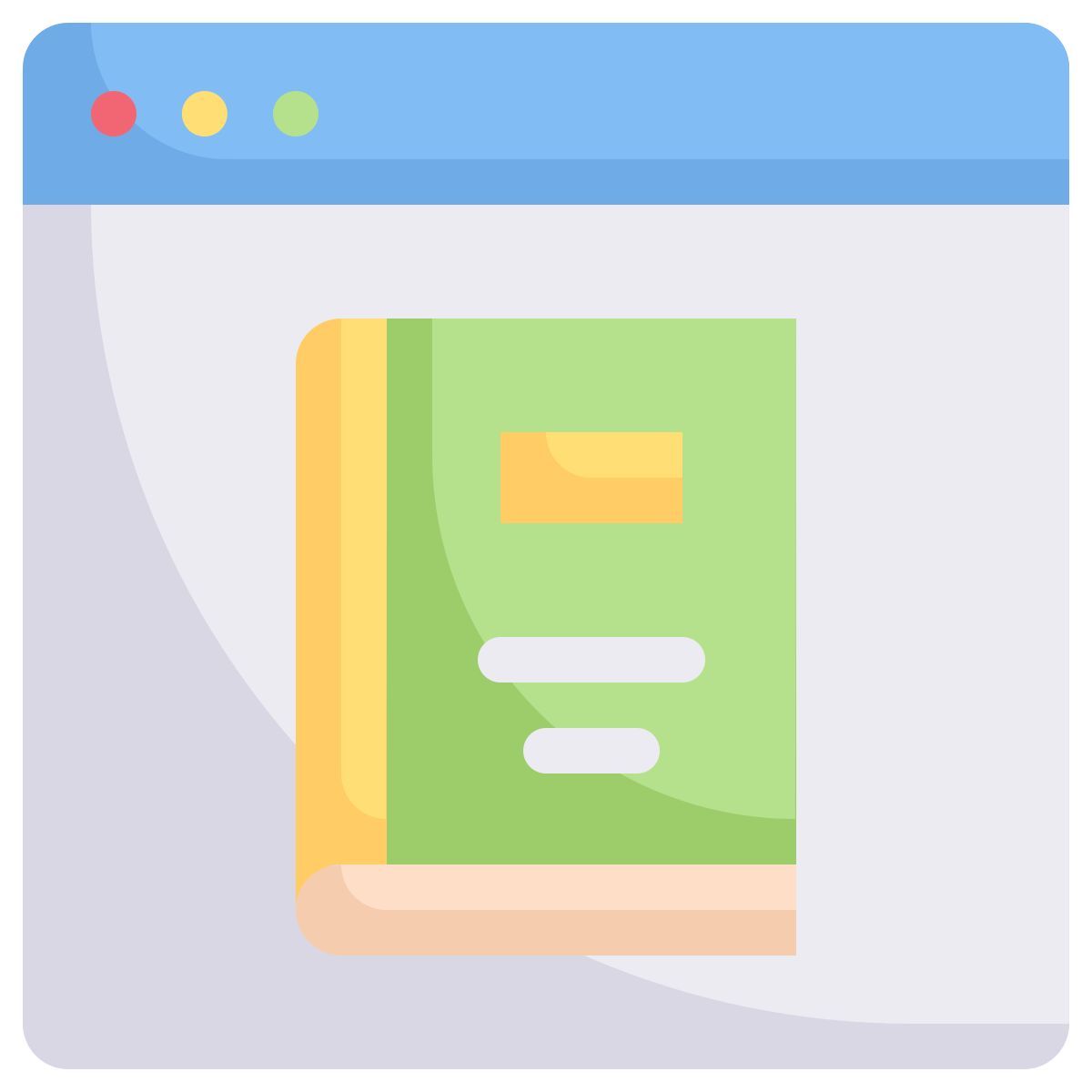 book on the website icon