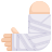 external broken-arm-infirmary-flat-obvious-flat-kerismaker icon
