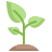 external growth-spring-flat-obvious-flat-kerismaker icon