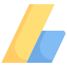 external adsense-logo-seo-flat-obvious-flat-kerismaker icon