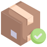 external approved-order-logistics-and-delivery-flat-obvious-flat-kerismaker icon