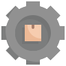 external box-in-the-gear-product-management-flat-obvious-flat-kerismaker icon