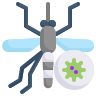 external dengue-fever-virus-transmission-flat-obvious-flat-kerismaker icon