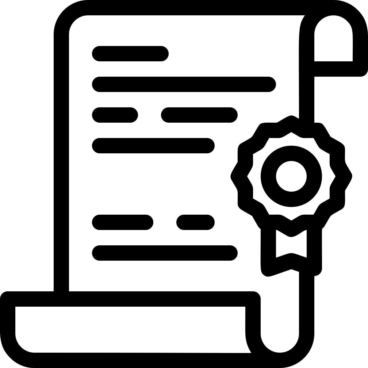 certificate icon