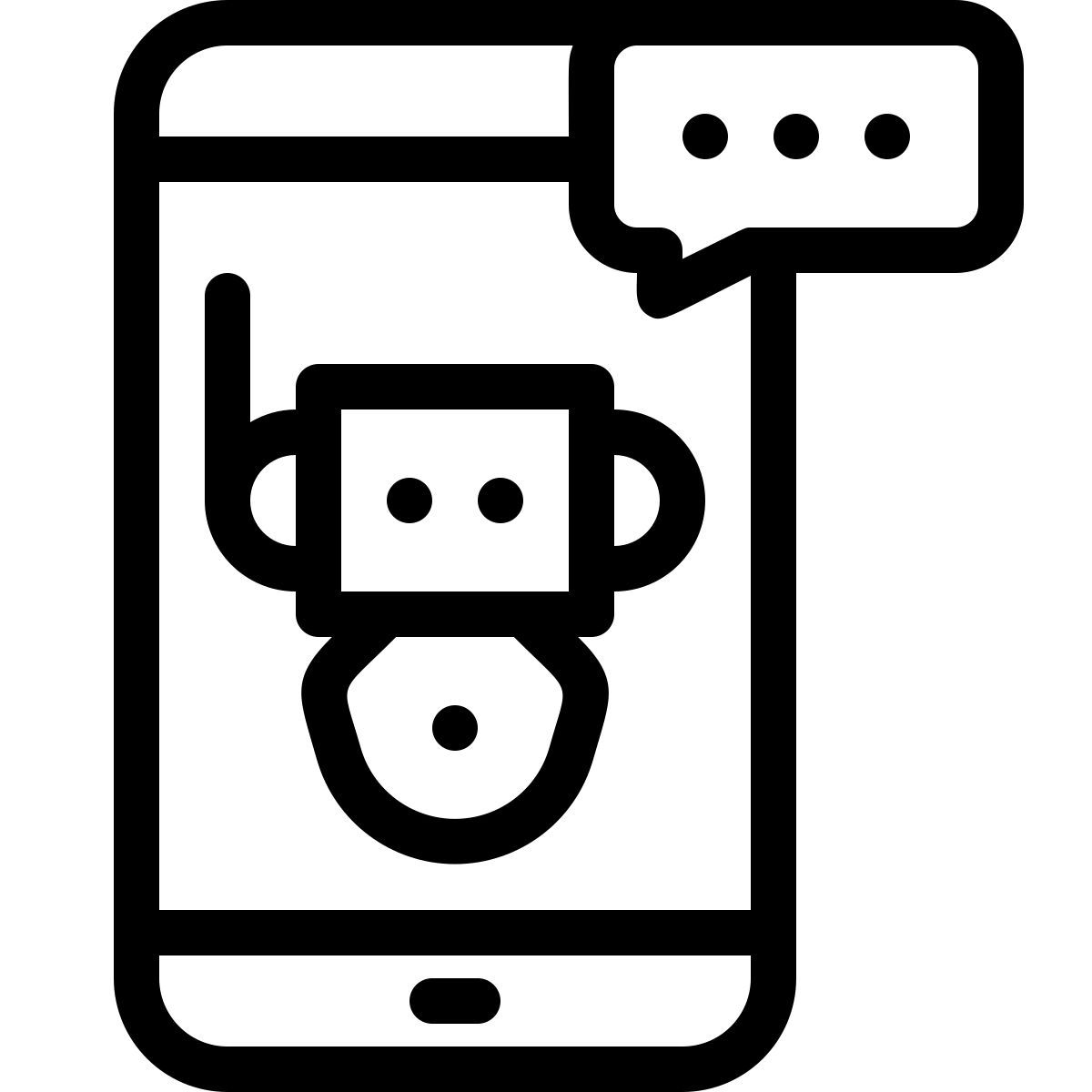 chatbot support icon