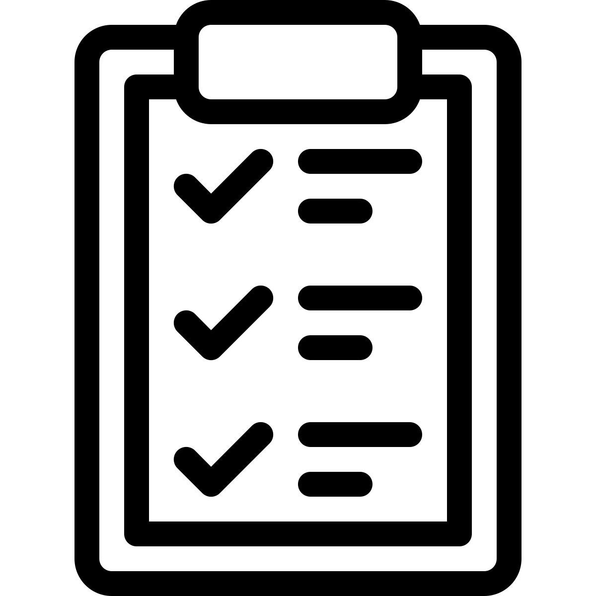 clipboard checklist icon