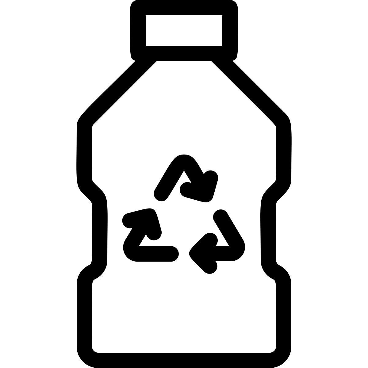 recycle bottle icon