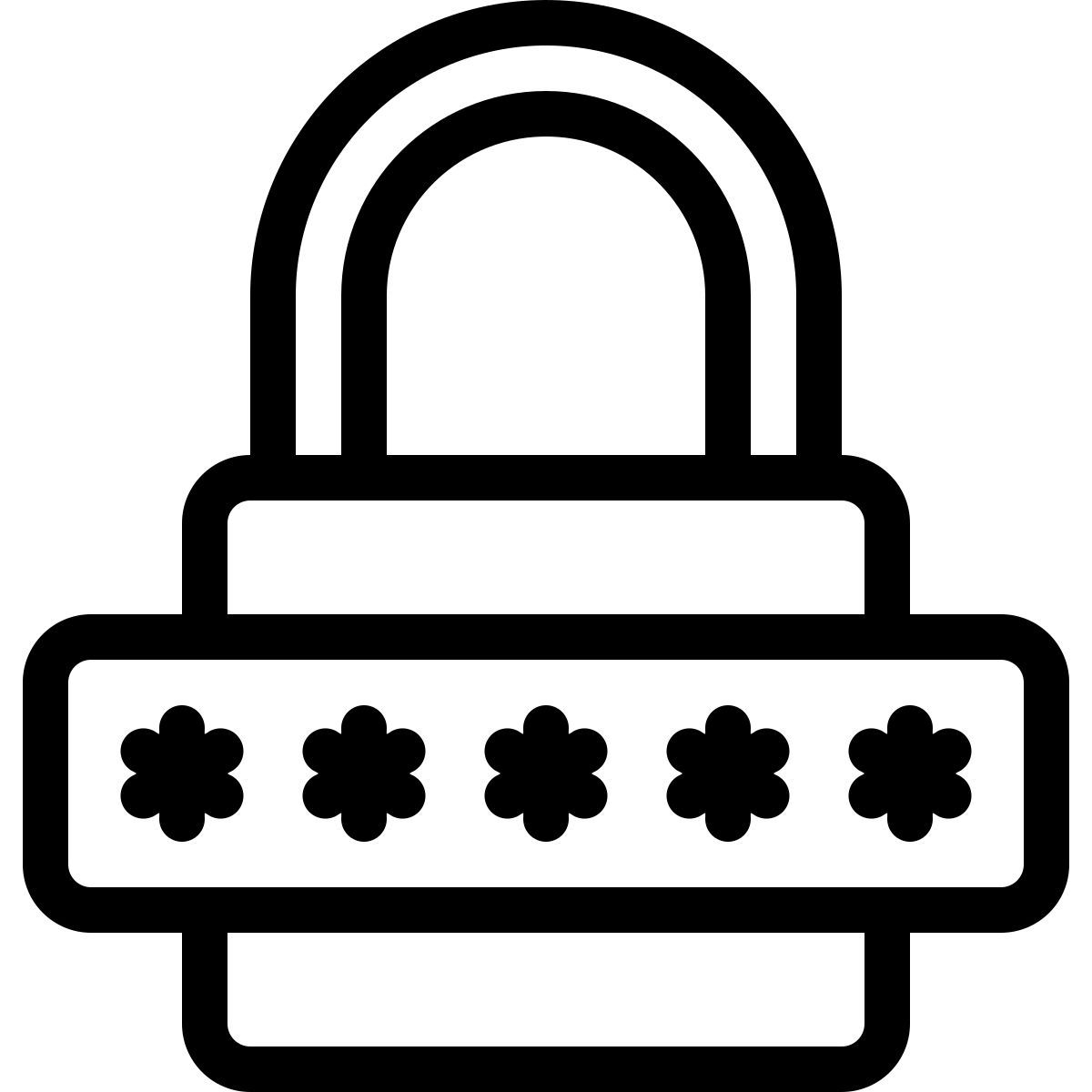 senha de segurança icon