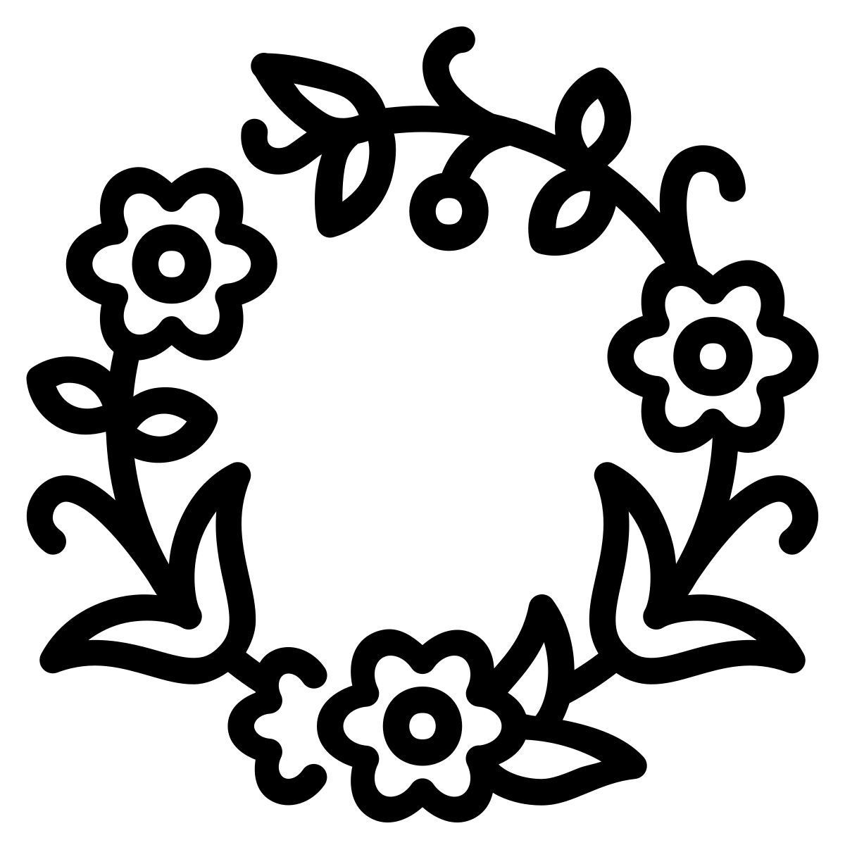 icona flower wreath