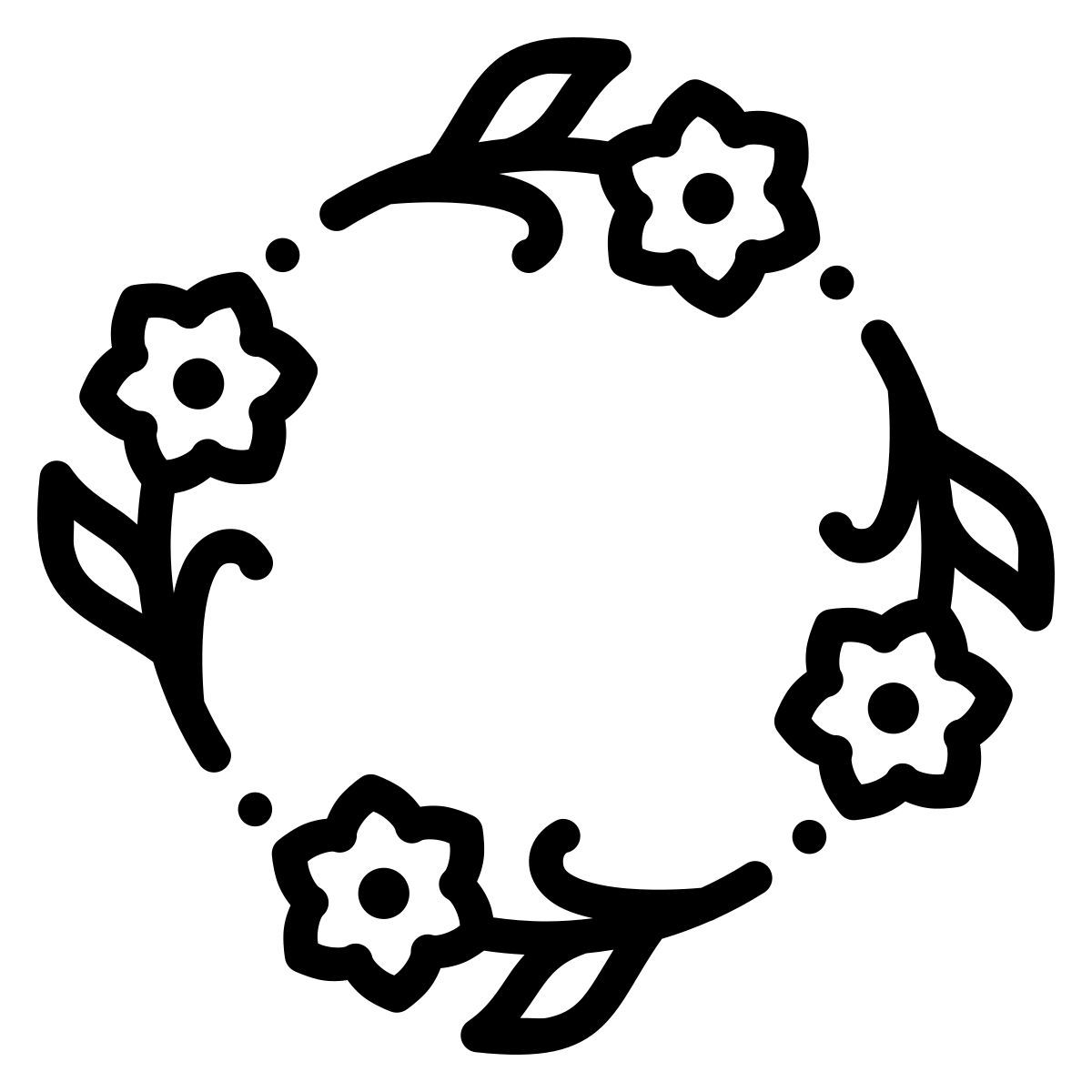 icona flower wreath