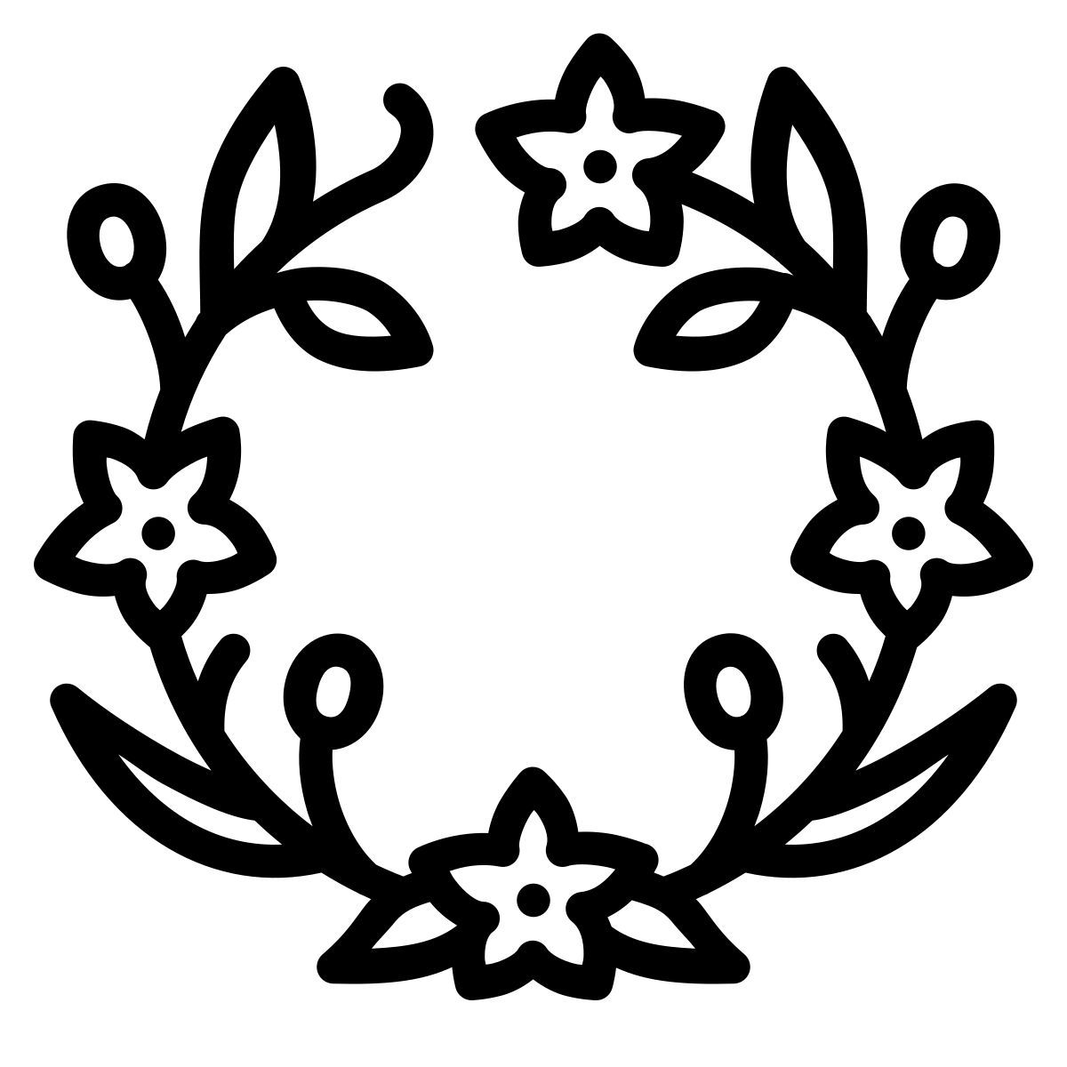 icona flower wreath