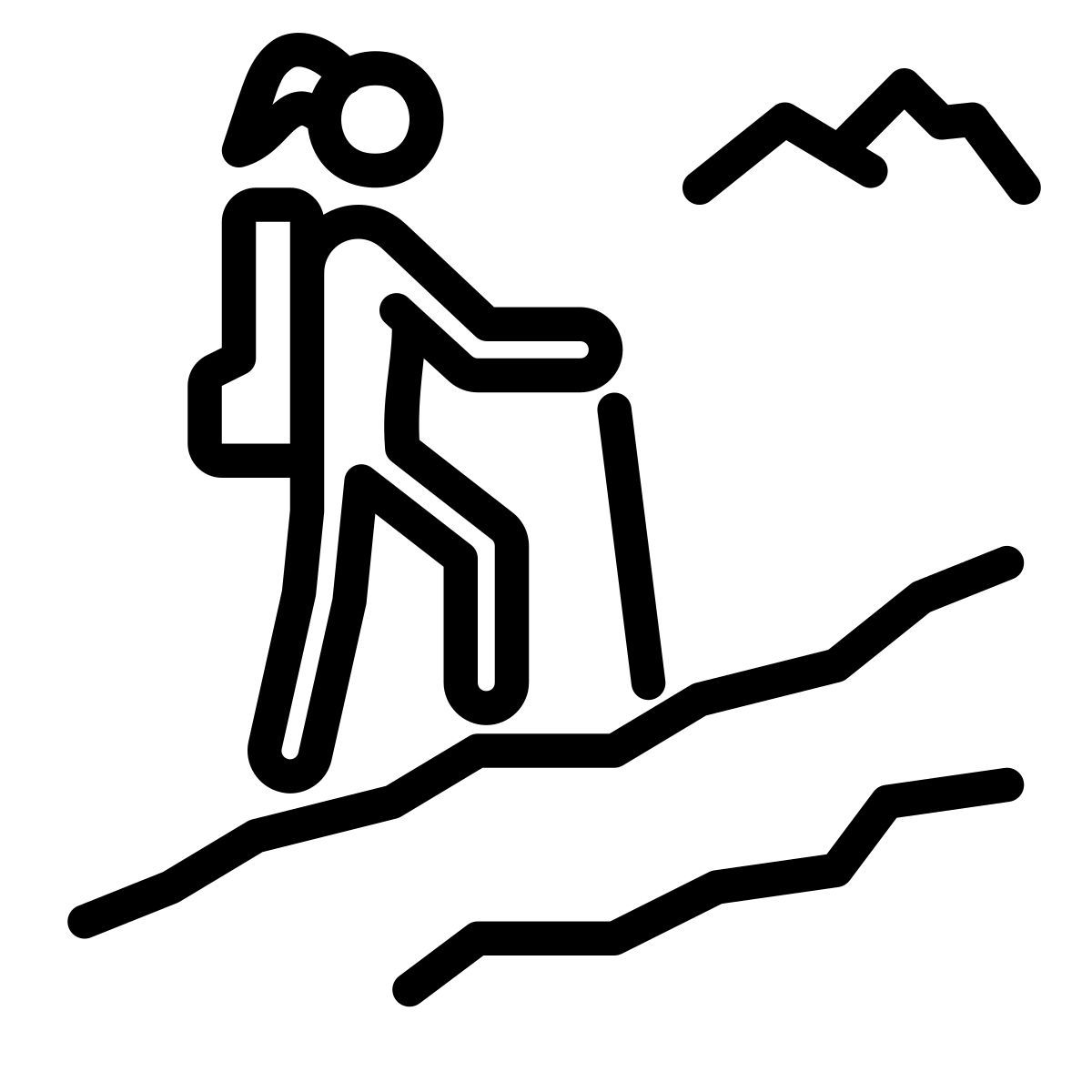 hiking trail Icon