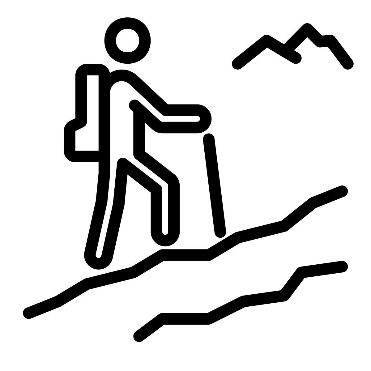 hiking trail Icon