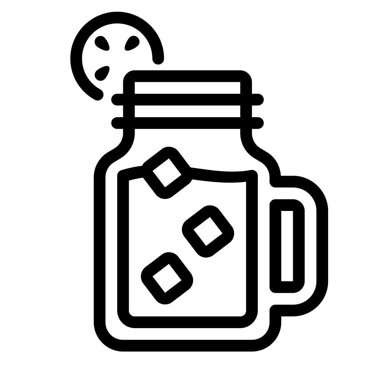 mason jar アイコン