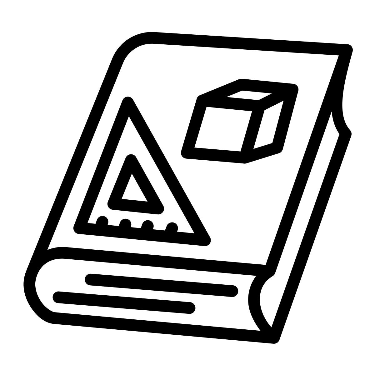 icône math book