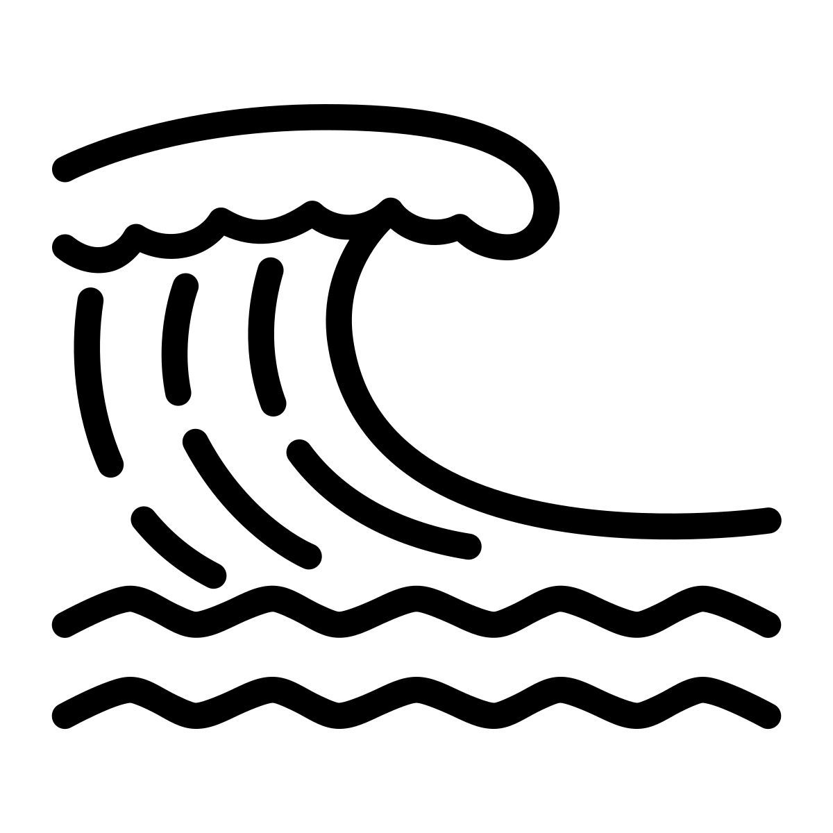 sea wave 아이콘