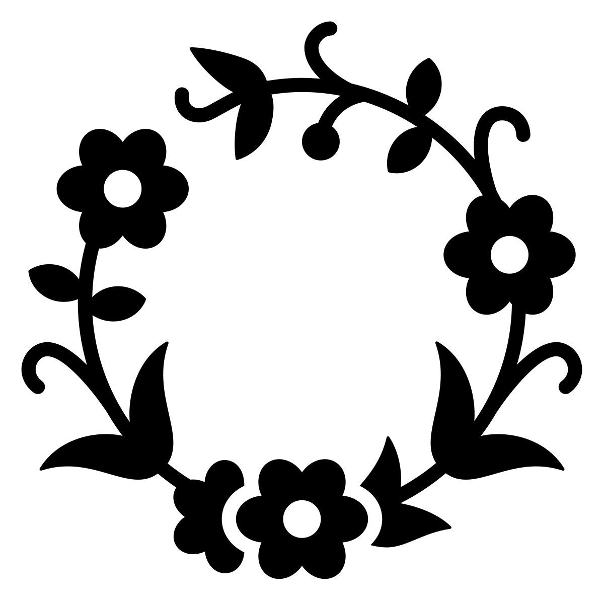 icona flower wreath