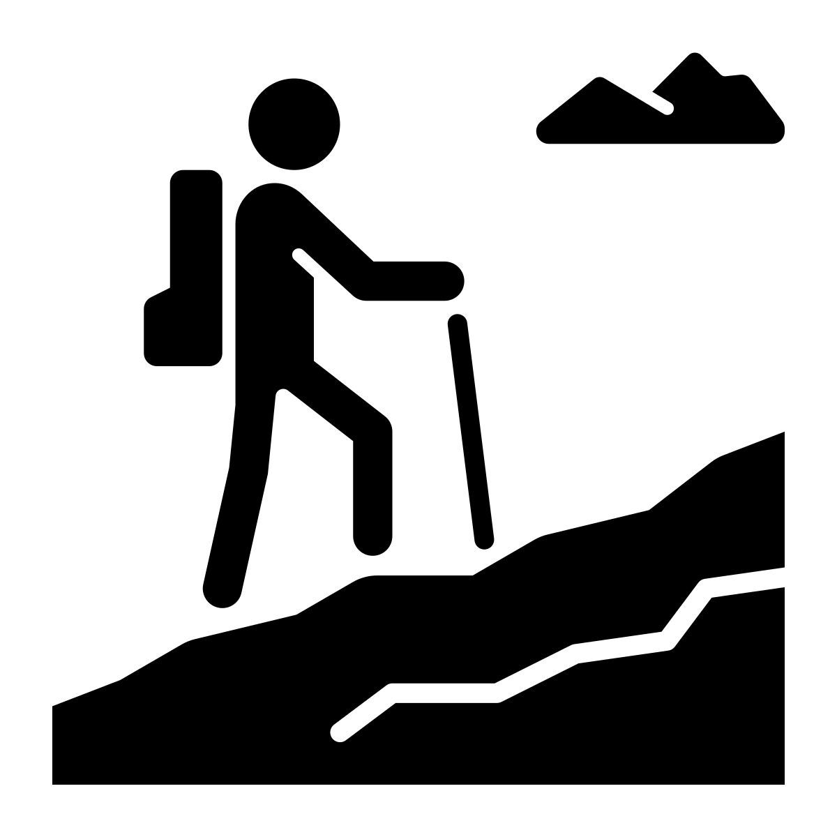 hiking trail Icon