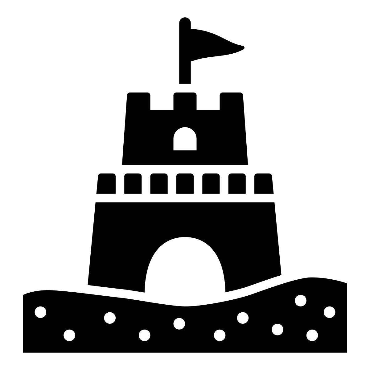icon sandcastle